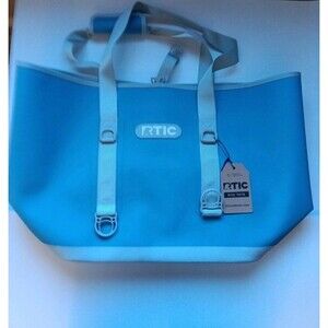 RTIC Ultra-Tough Tote Blue/Gray Large 40L Compacity **New With Tags Beach Picnic